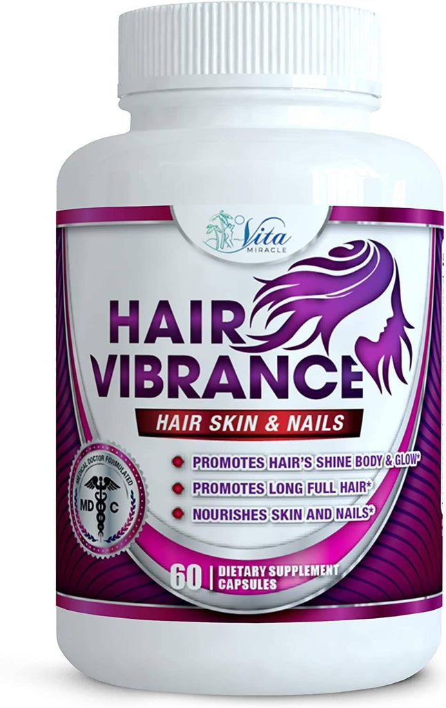 Vita Miracle | Hair Vibrance | Hair Skin & Nails - 60 Count