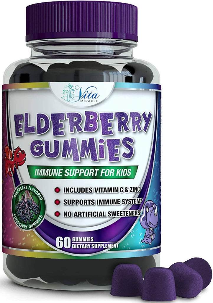 Vita Miracle | Kids Elderberry Gummies - 60 Count