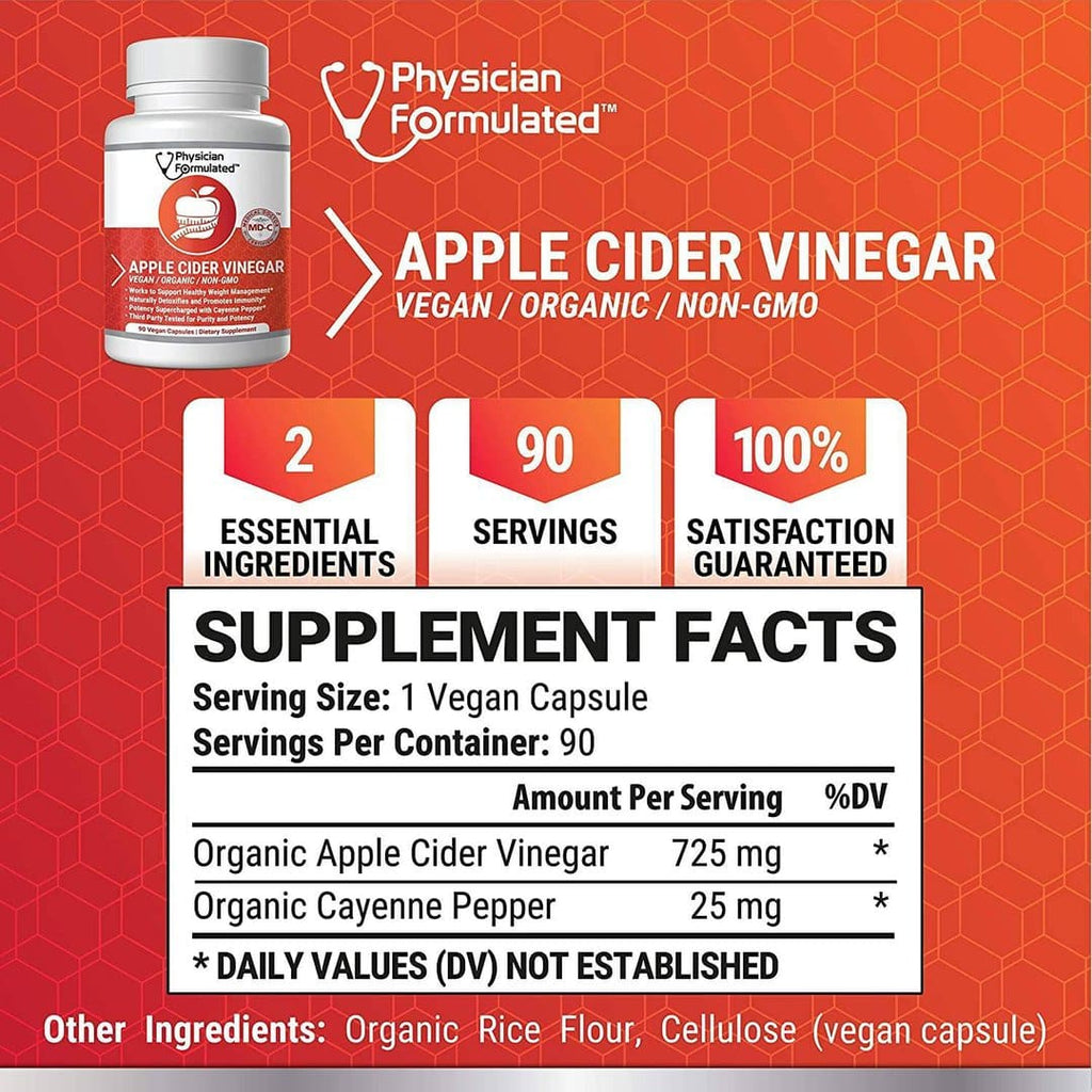Physician Formulated | Apple Cider Vinegar - 90 Count