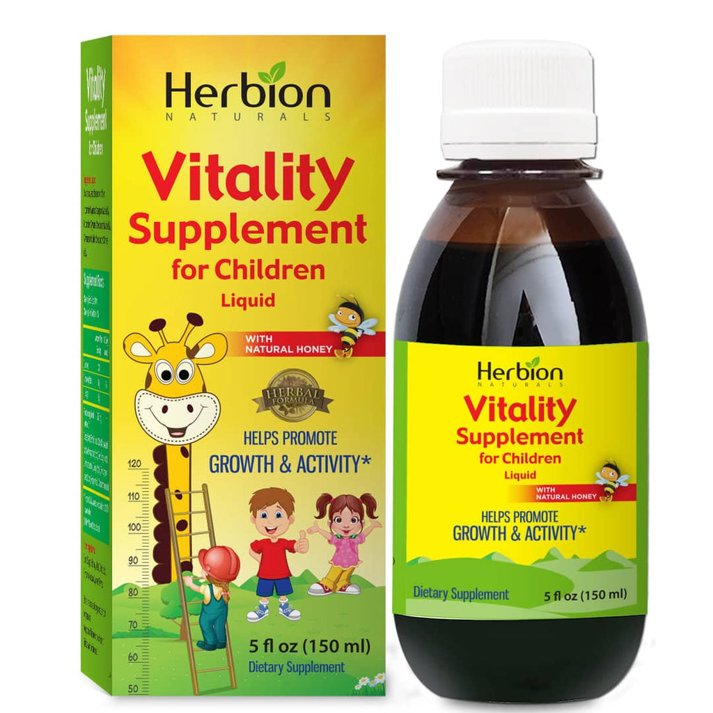 Herbion Naturals | Vitality Supplement for Children - 5 fl oz – 150 mL