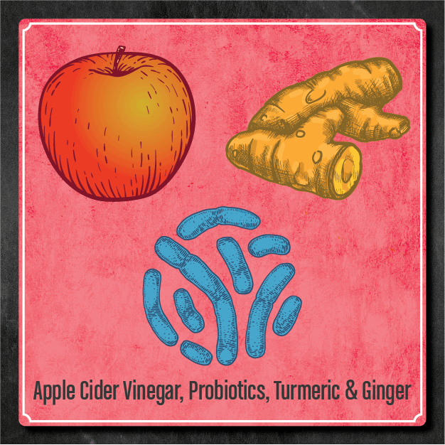 Nature's Home Pharmacy | Apple Cider Vinegar Gummies with Turmeric + Ginger + Probiotics