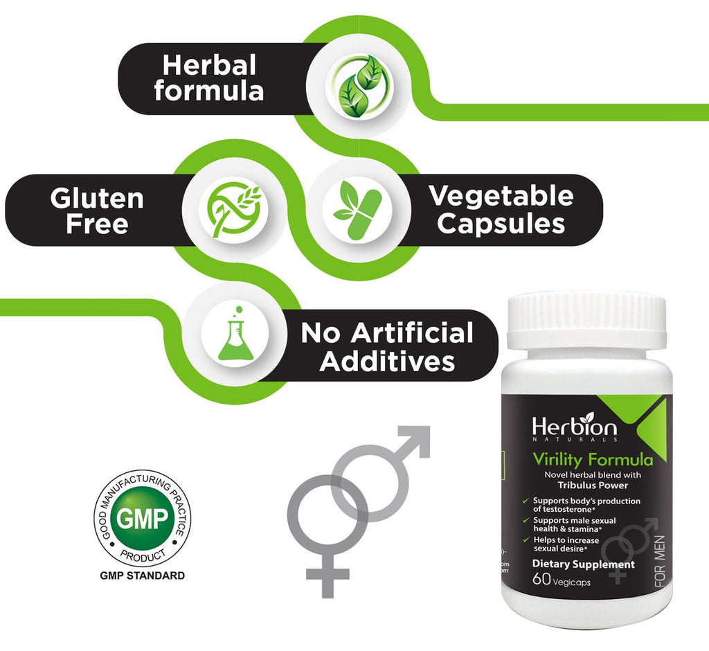 Herbion Naturals | Virility Formula with Tribulus Power - 60 veggie caps