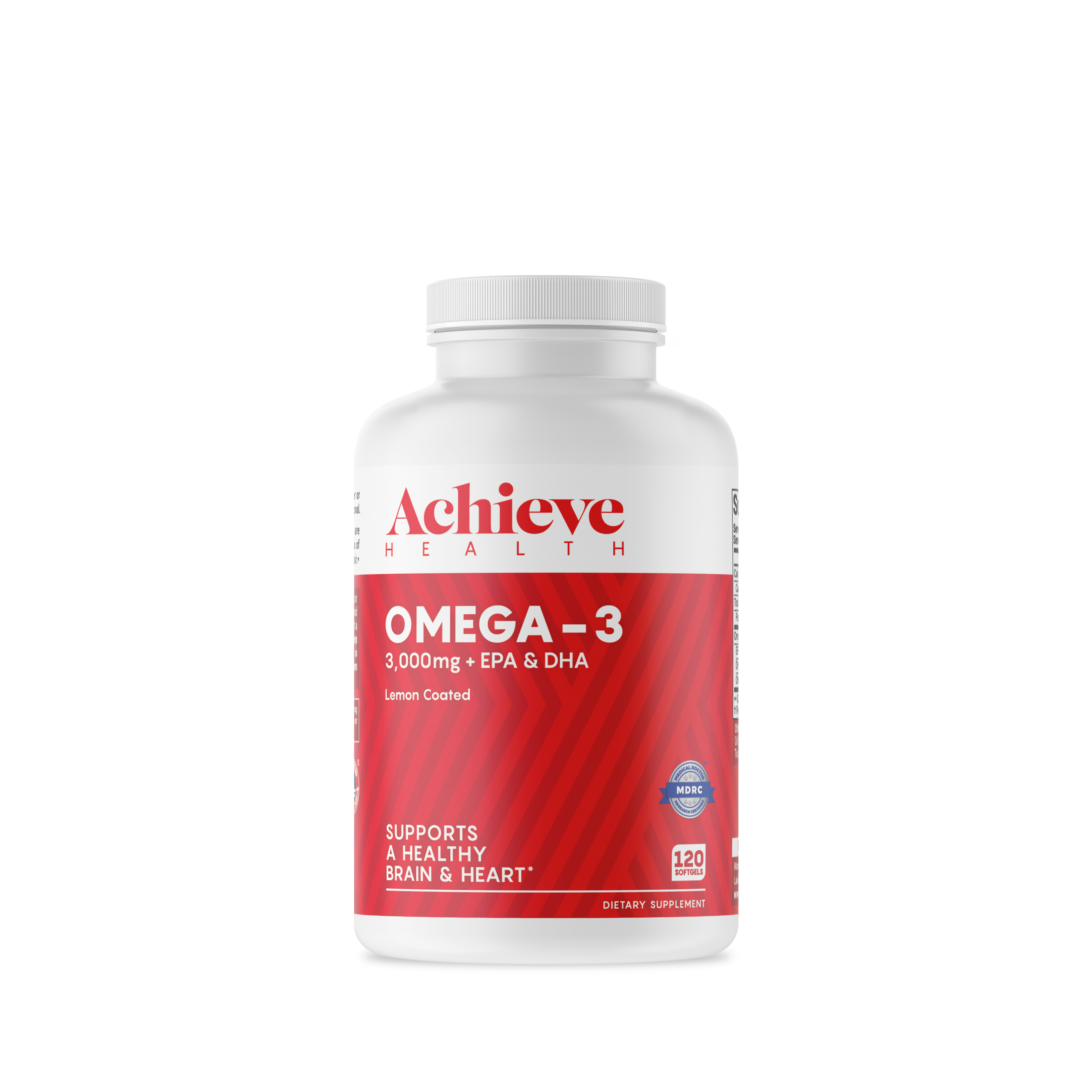 Dha Rabbit Achieve Health | Omega-3 + EPA & DHA Lemon Coated - 120 Count – WellRabbit