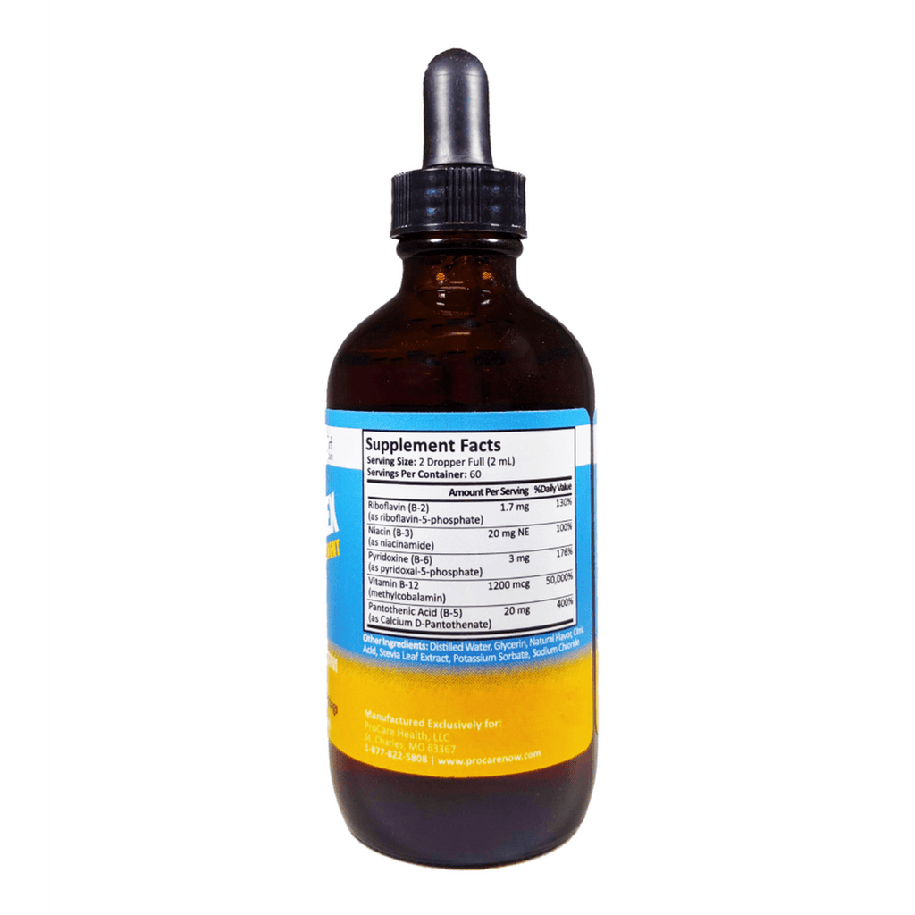 ProCare Health | B12 + 1200mcg B Complex l Citrus l Liquid - 2 oz