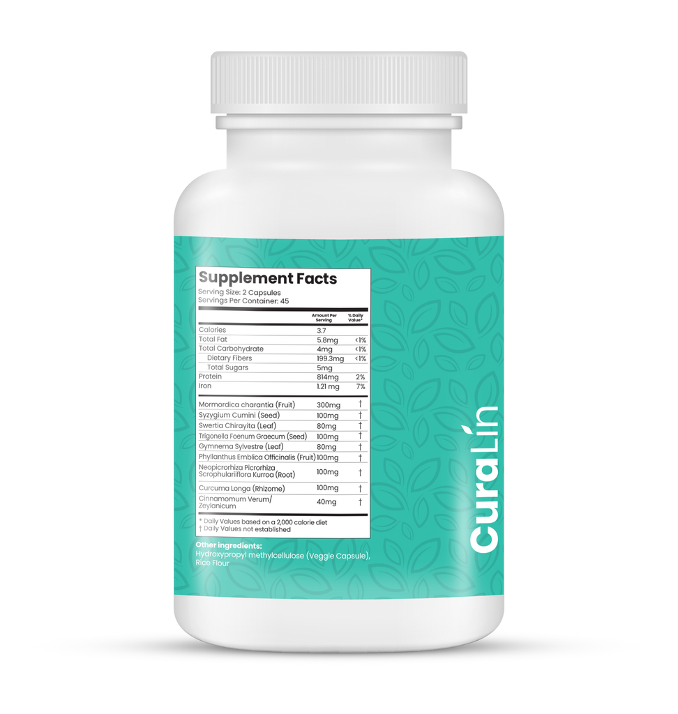 Curalin | Advanced Glucose Support - 90 Count