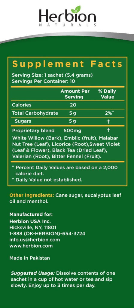 Herbion Naturals | Respiratory Care Herbal Granules – 10 Ct