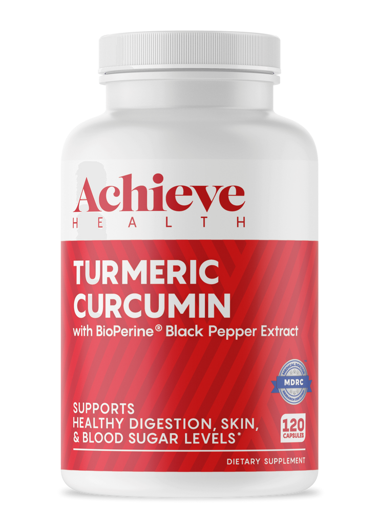 Achieve Health | Turmeric Curcumin - 120 Count