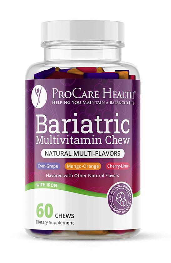 ProCare Health | Bariatric Multivitamin Chews | Variety Pack - 60 Count Bottle - 20 of Each Flavor