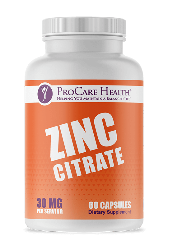 ProCare Health | Zinc Citrate | 30 mg - 60 Count