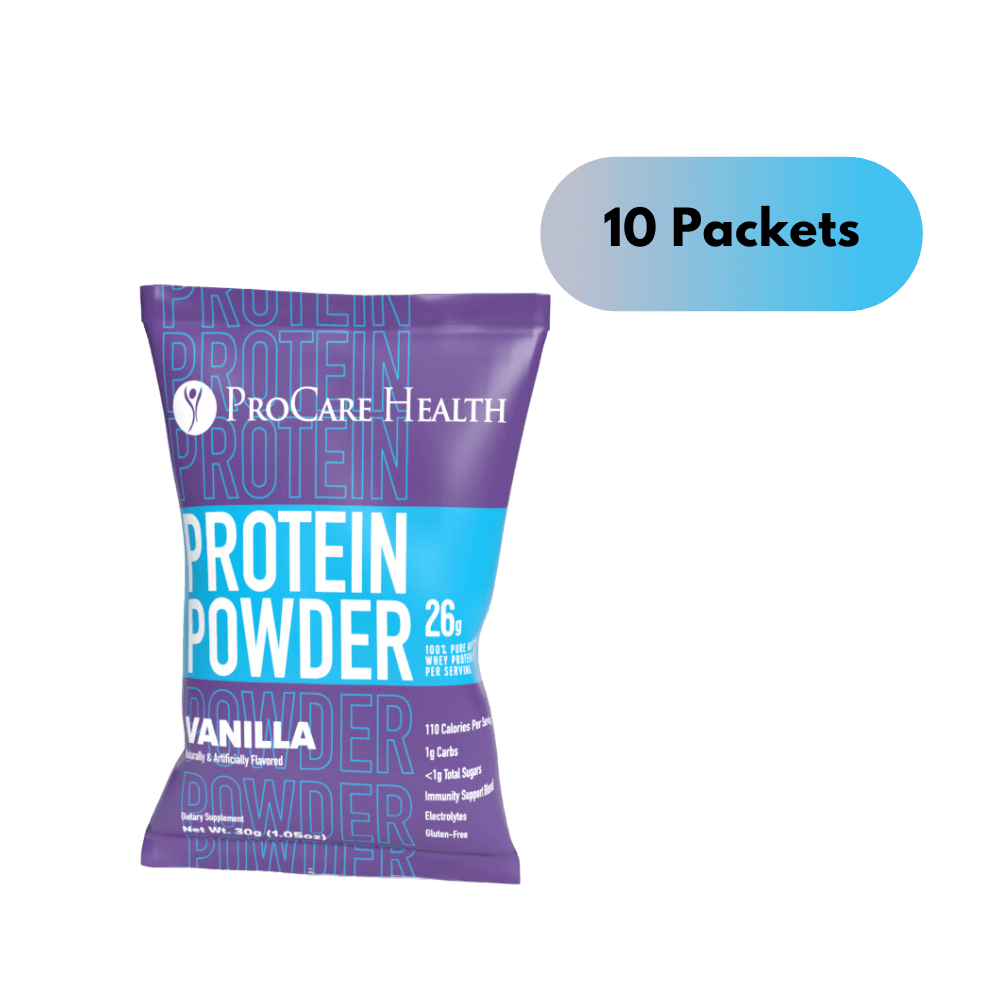 ProCare Health | Whey Isolate Protein Powder l Vanilla - 10 Packets