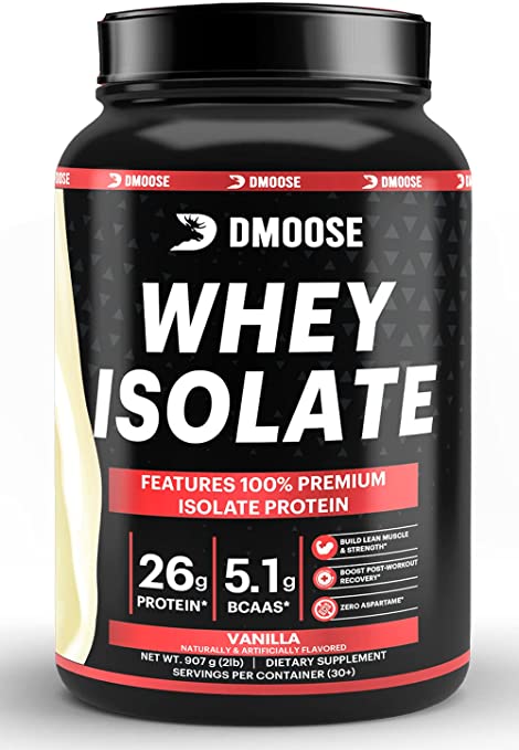 DMoose | Whey Protein Isolate | Vanilla - 30 Scoops