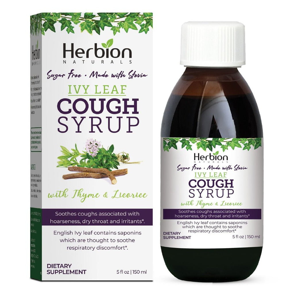 Herbion Naturals | Ivy Leaf Cough Syrup with Thyme and Licorice - 5 FL Oz