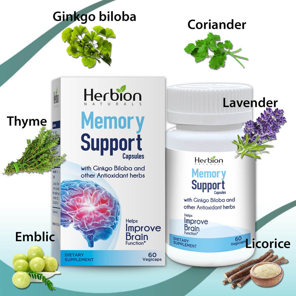 Herbion Naturals | Memory Support Capsules - 60 Vegicaps