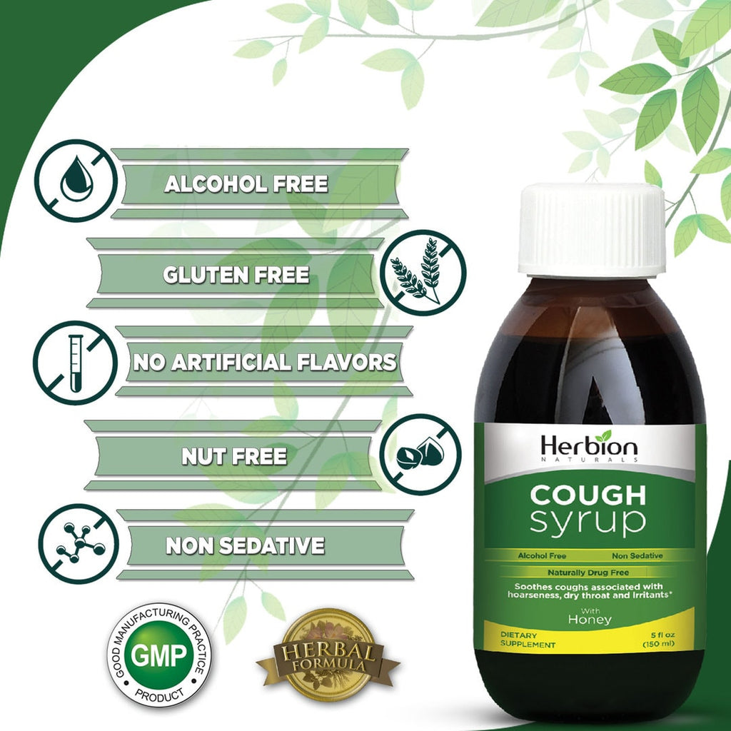 Herbion Naturals | Cough Syrup with Honey - 5 FL Oz