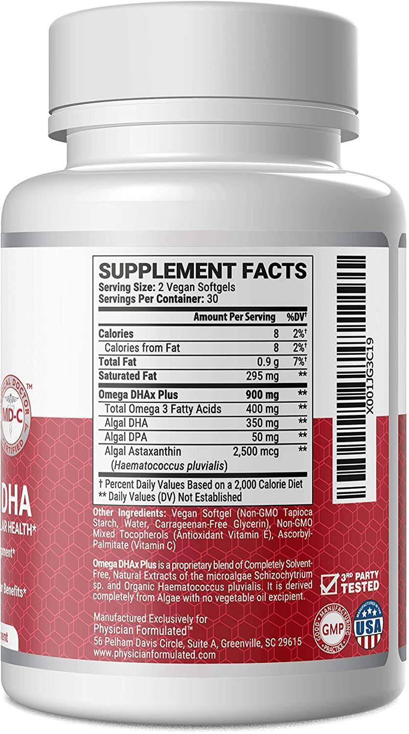 Dha Rabbit Physician Formulated | Vegan Brain Power DHA - 60 Count – WellRabbit