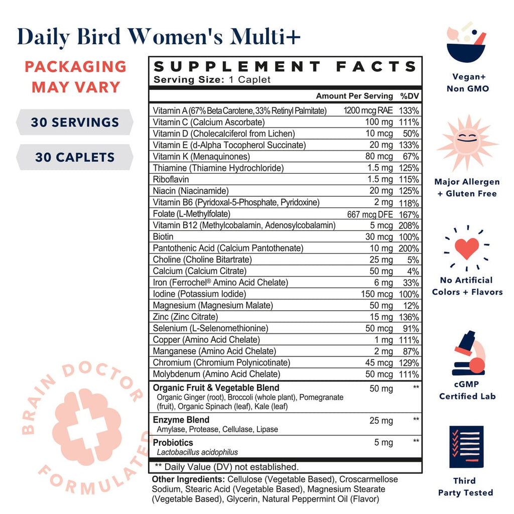 Best Nest | Daily Bird Women's Multi+ - 30 Count