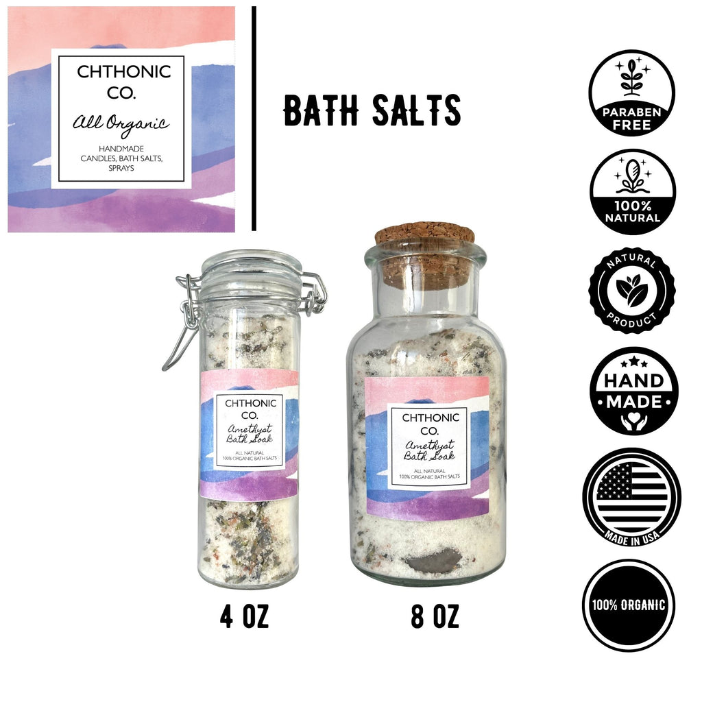 Chthonic Co. | Botanical Blend Bath Salts - 4oz