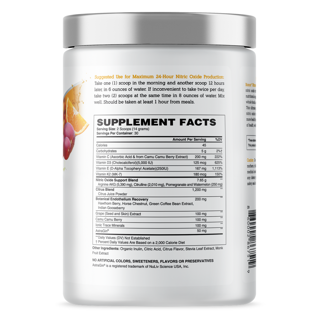 Bionox | Citrus Ultimate Nitric Oxide Nutrition - 60 Scoop