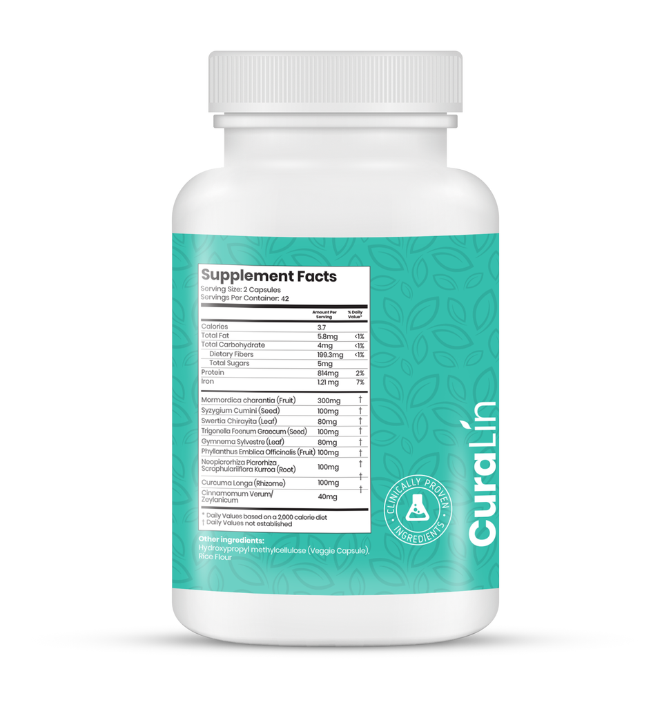 Curalin | Advanced Glucose Support - 42 Count