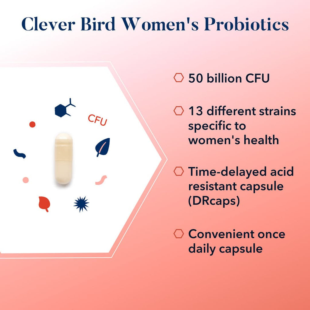 Best Nest | Clever Bird Women’s Probiotics - 30 Count