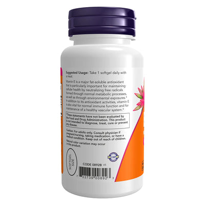 Now Foods | E-400 with Mixed Tocopherols 268mg 400IU - 100 Softgels