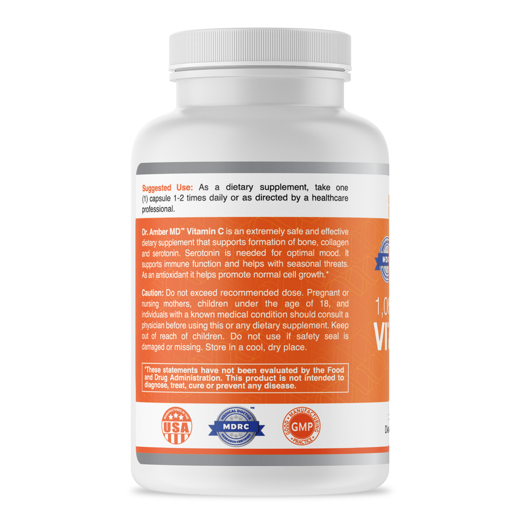 Dr. Amber MD | Vitamin C 60 Count