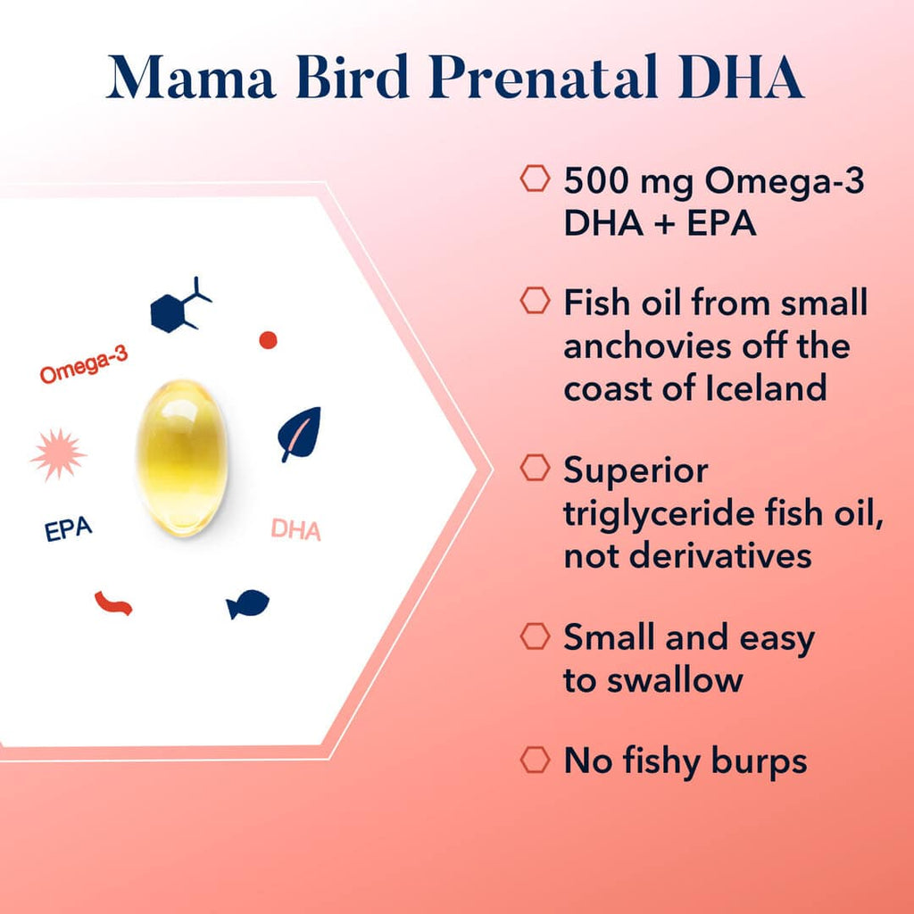 Best Nest | Mama Bird Prenatal DHA - 60 Count