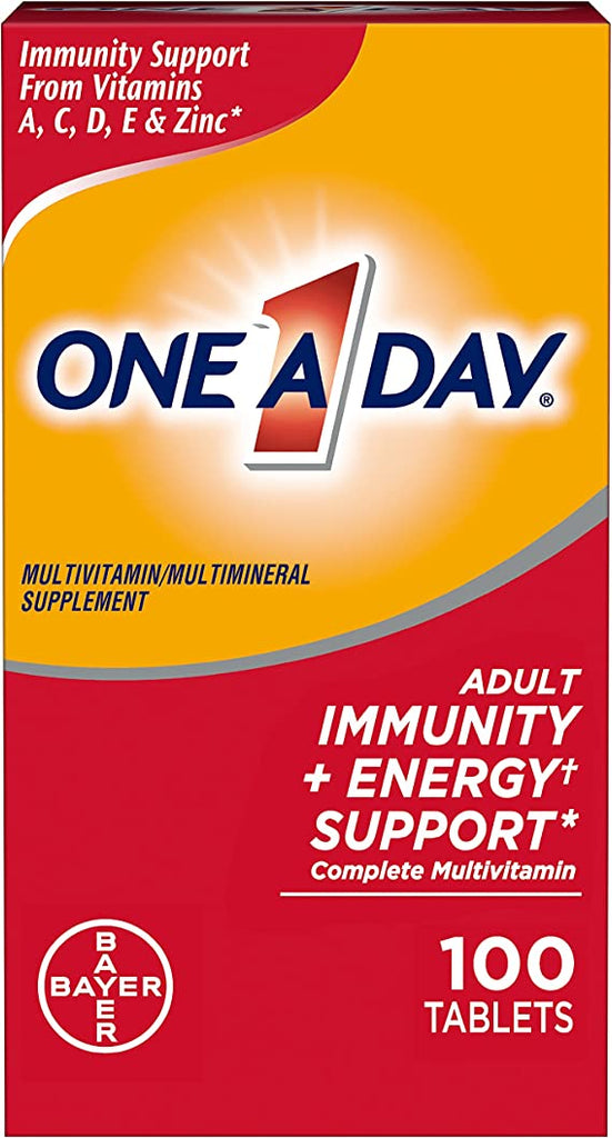 One-A-Day | Adult Immunity + Energy Support Multivitamin - 100 Count
