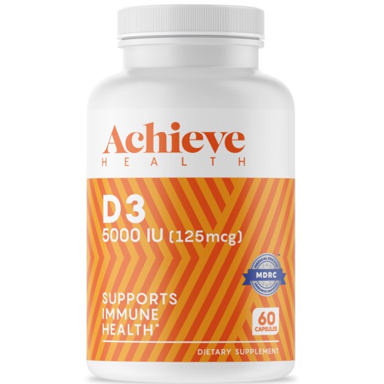 Achieve Health | Vitamin D3 - 60 Count