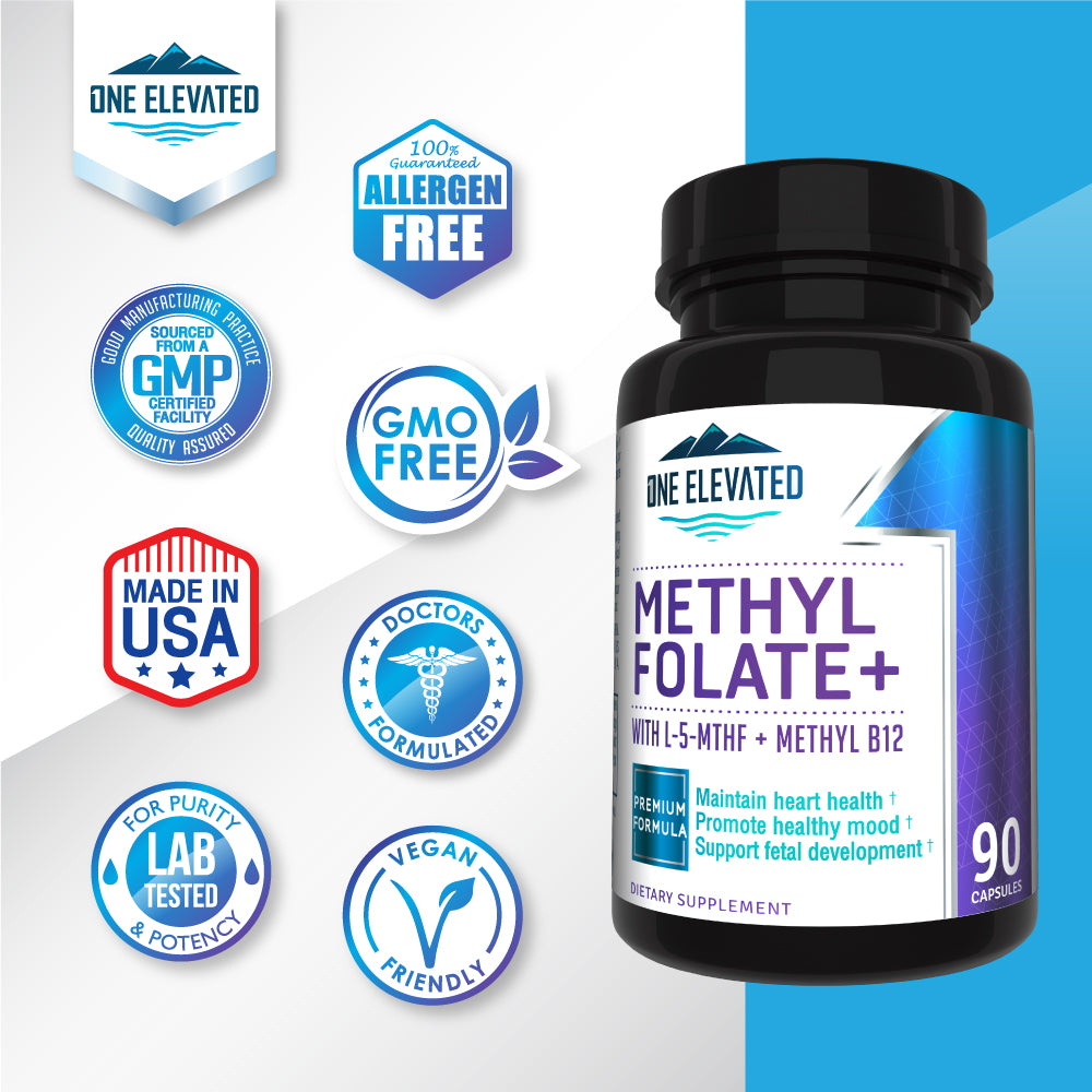 One Elevated | Methyl Folate Plus 90 Count