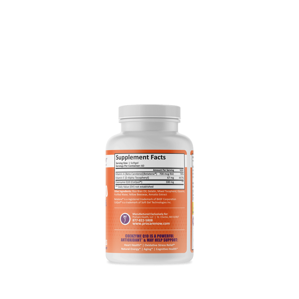 ProCare Health l Coenzyme Q10 l Softgel l 100mg - 60 Count