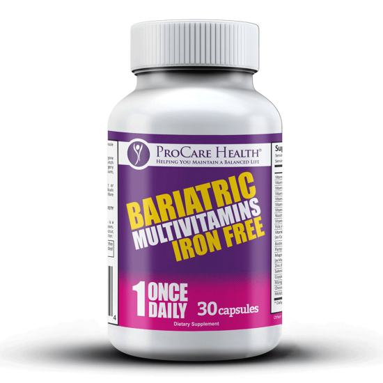 Picture of ProCare Health | Bariatric Multivitamin | Capsule | Iron Free | 30 Count