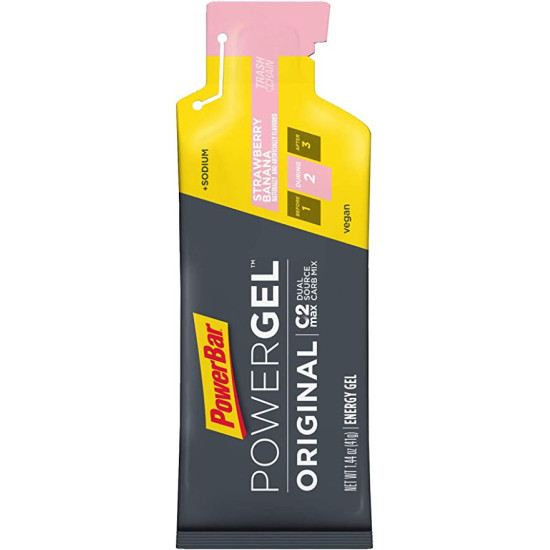 Picture of Power Bar | PowerGel Original | Strawberry Banana - 24 Gel Packets