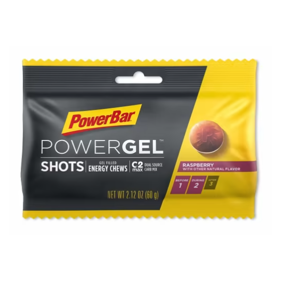 Picture of Power Bar | PowerGel Shots | Raspberry - 24 Chew Pouches
