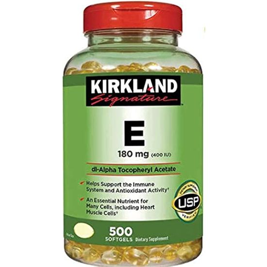 Picture of Kirkland Signature | Vitamin E 180mg 400IU - 500 Softgels