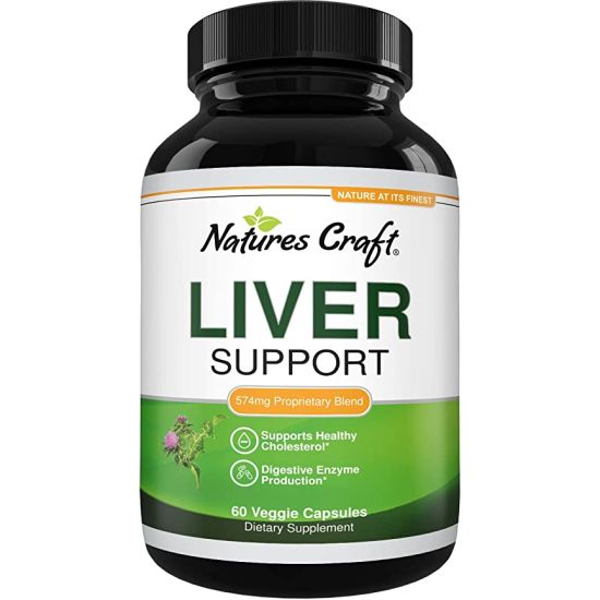 Picture of Nature's Craft | Liver Support 574mg Proprietary Blend - 60 Veggie Capsules