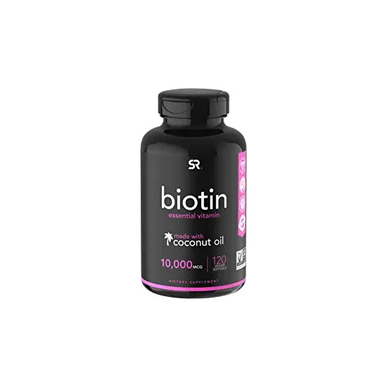 Picture of Sports Research | Biotin w/Coconut Oil 10,000mcg - 120 Count