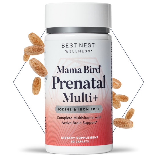 Picture of Best Nest | Mama Bird® Prenatal Multi+ Iodine & Iron Free - 30 Count