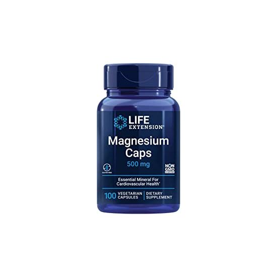 Picture of Life Extension | Magnesium Caps 500 mg - 100 Vegetarian Capsules
