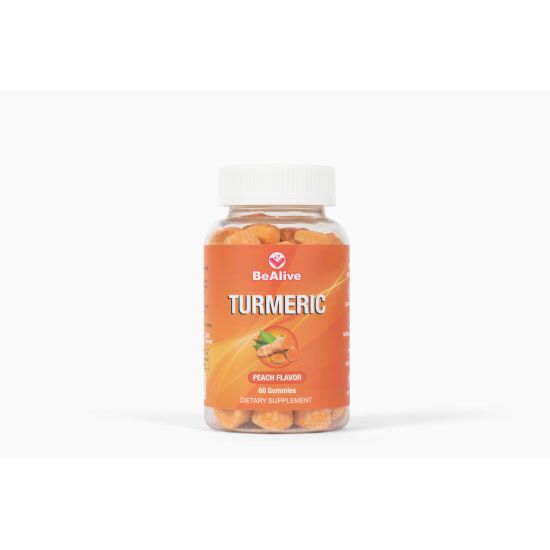 Picture of BeAlive | Turmeric Gummies | 60 Count - Peach Flavor