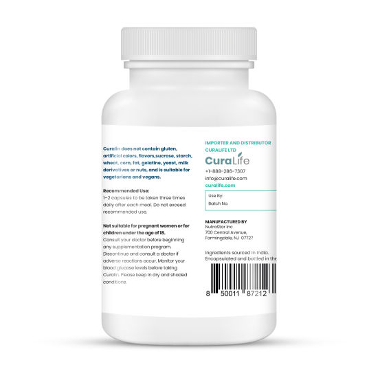 Picture of Curalin Advanced Glucose Support 90 Count
