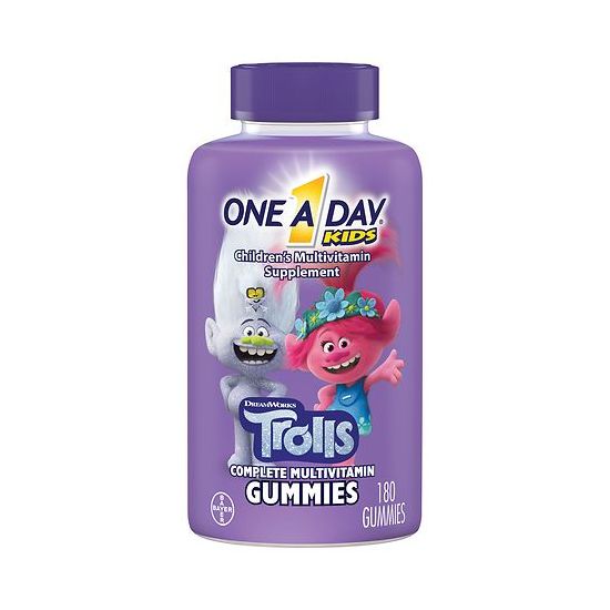 Picture of One-A-Day | Multivitamin Trolls Gummy Vitamins A, B6, B12, C, D, E, Zinc, Folic Acid and Biotin - 18