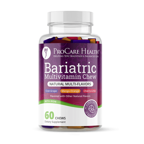Picture of ProCare Health | Bariatric Multivitamin Chews | Variety Pack - 60 Count Bottle - 20 of Each Flavor