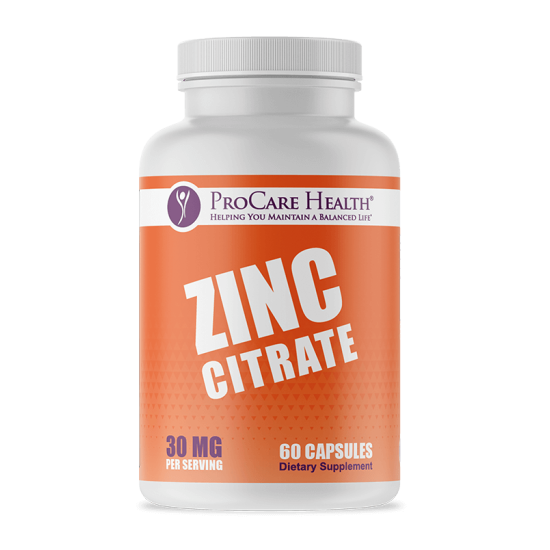 Picture of ProCare Health | Zinc Citrate | 30 mg - 60 Count