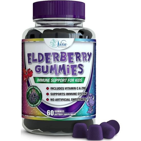 Picture of Vita Miracle | Kids Elderberry Gummies - 60 Count