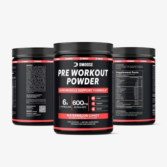 Picture of Pre Workout Powder Watermelon Candy - 20 Scoops